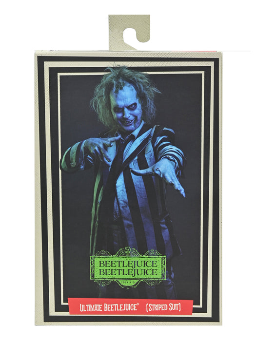 BUY NOW - BEETLEJUICE STRIPED SUIT” BEETLEJUICE BEETLEJUICE ULTIMATE SCALE ACTION FIGURE| NECAONLINE.COM.AU