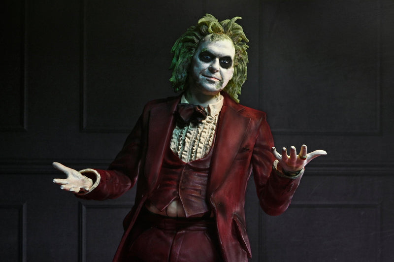 BUY NOW - BEETLEJUICE BEETLEJUICE  ULTIMATE RED TUXEDO BEETLEJUICE  SCALE ACTION FIGURE | NECAONLINE.COM.AU