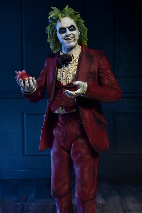 BUY NOW - BEETLEJUICE BEETLEJUICE  ULTIMATE RED TUXEDO BEETLEJUICE  SCALE ACTION FIGURE | NECAONLINE.COM.AU