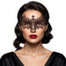 Nymera Masquerade Venetian Mask Black Red Crystal Women