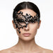 Nyxara Eclipse Mask – Black Crystal Masquerade Mask | Venetian Mask