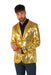 Suitmeister Gold Sequin Jacket | Festive, Disco & 70s Party Style