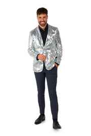 Silver Sequin Jacket Suitmeister Blazer | Express Delivery