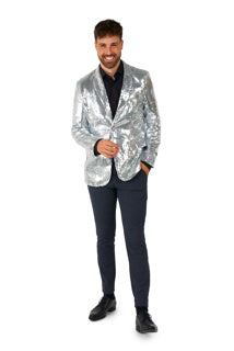 Silver Sequin Jacket Suitmeister Blazer | Express Delivery