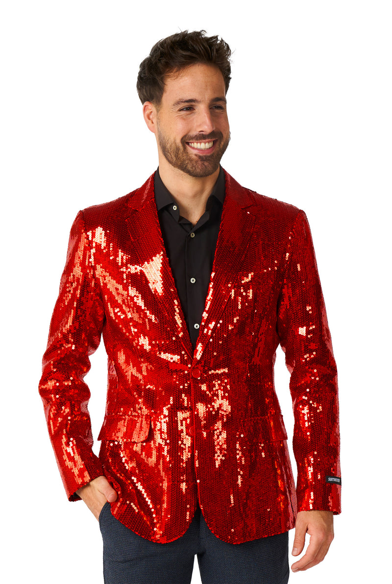 Red Sequin Jacket Suitmeister Blazer