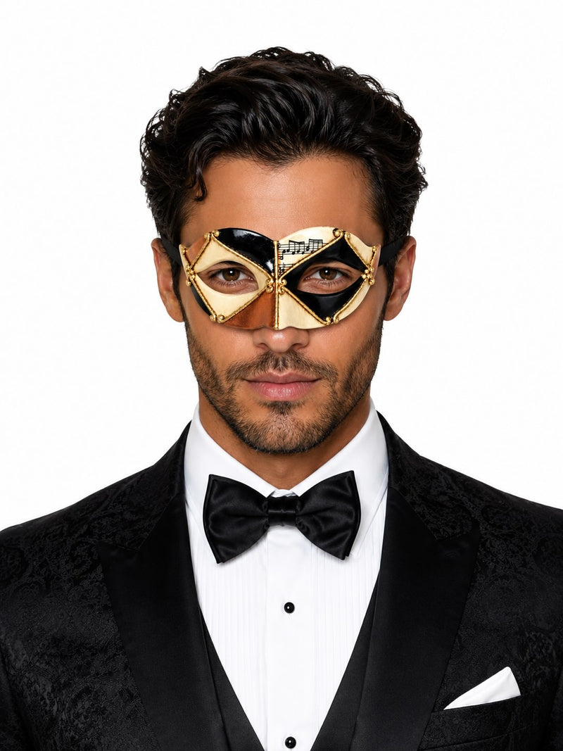 Pietro Gold & Black Eye Mask