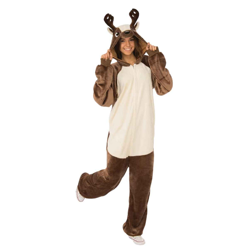 Reindeer Onesie Adult Costume - Buy Online Only