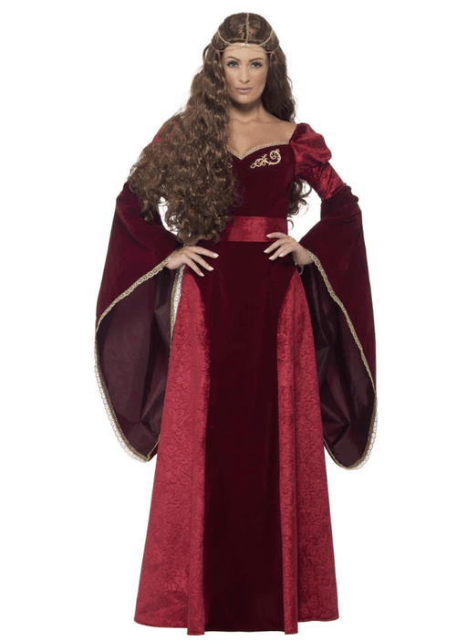 Medieval Red Queen Deluxe Costume | Buy Online - The Costume Company | Australian & Family Owned 