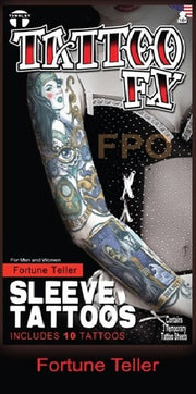 Fortune Teller Sleeve Tattoos | Realistic Temp Ink | Tinsley FX