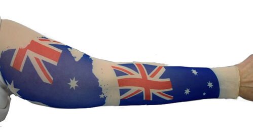 Australian Flag Single Tattoo Sleeve 3 pack - Buy Online Only
