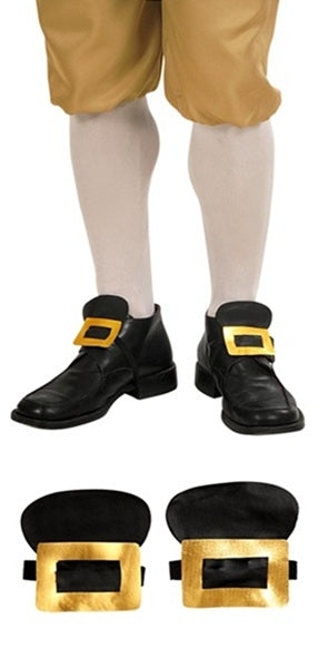Leather Look Costume Shoe Buckles