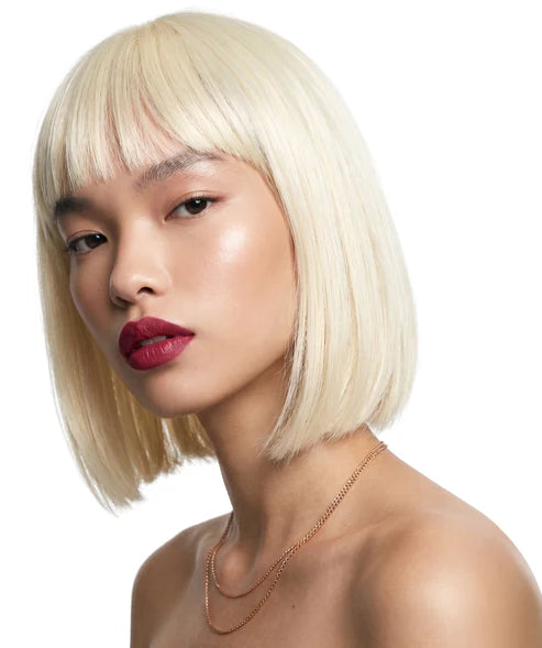 Jessie Sleek Blonde Bob with Bangs Costume Wig - Buy Online Only