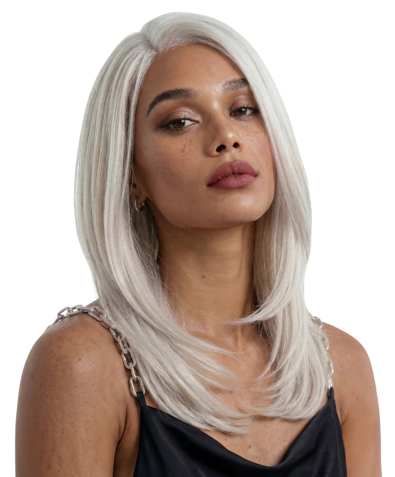 Zendaya White Wavy Shoulder Bob Costume Wig - Buy Online Only