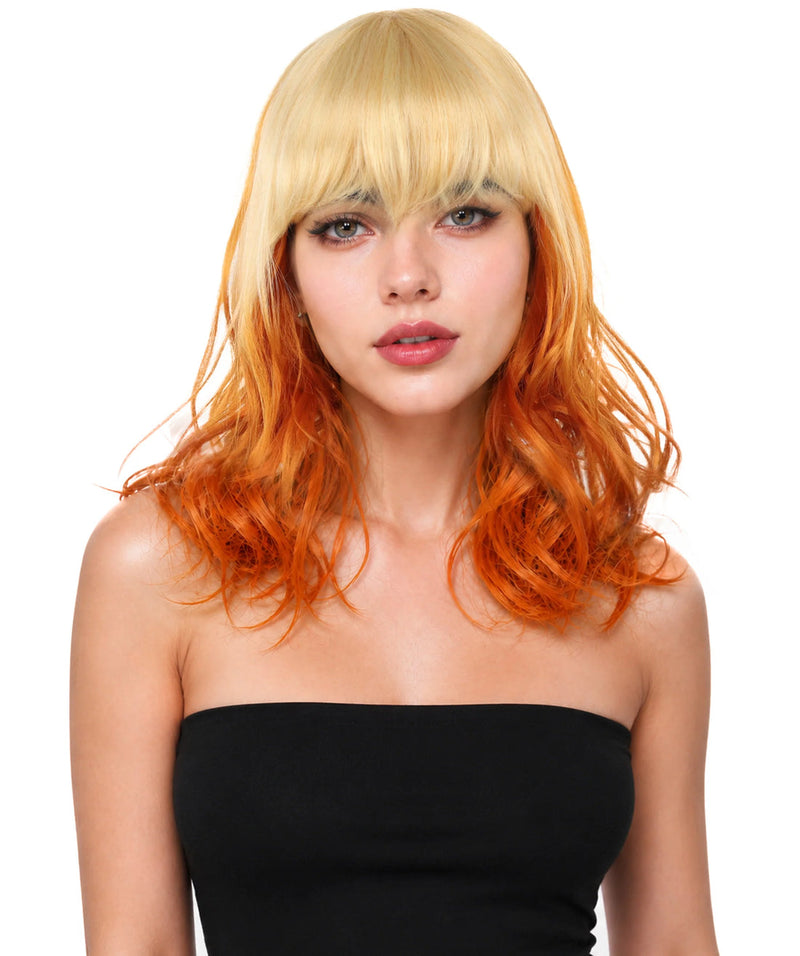 Saffron Orange & Blonde Wig - Buy Only Only