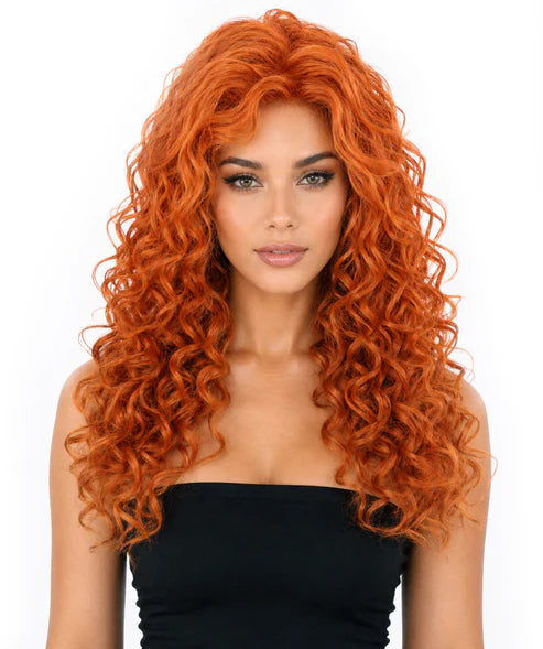 Iris Long Glamourous Wavey Ginger Wig - Buy Online Only