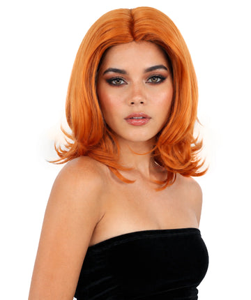 Nova Sleek Ginger Bob with Soft Waves Wig - Buy Online Only