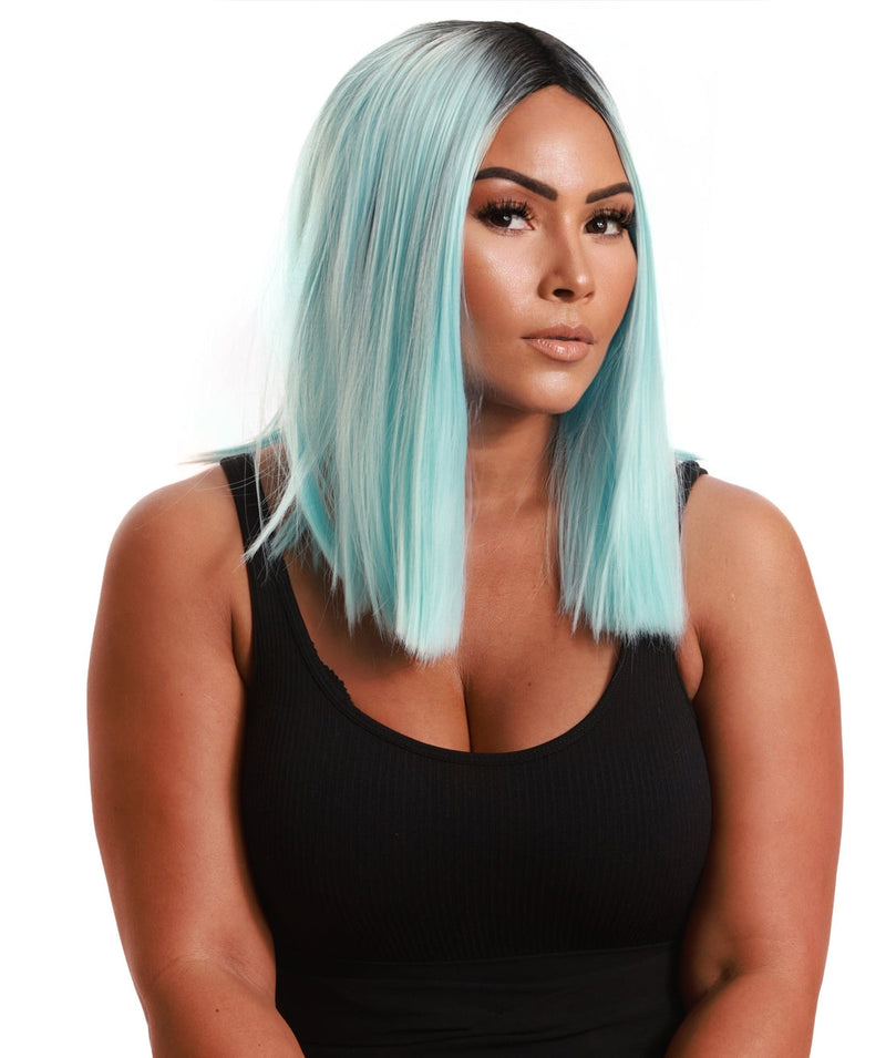 Natalia Short Straight Blunt Cut Peppermint Bob Costume Wig
