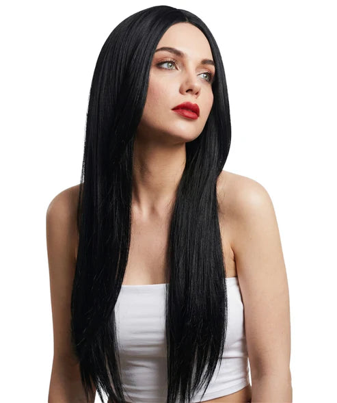 Demi Long Straight Black Costume Wig - Buy Online Only