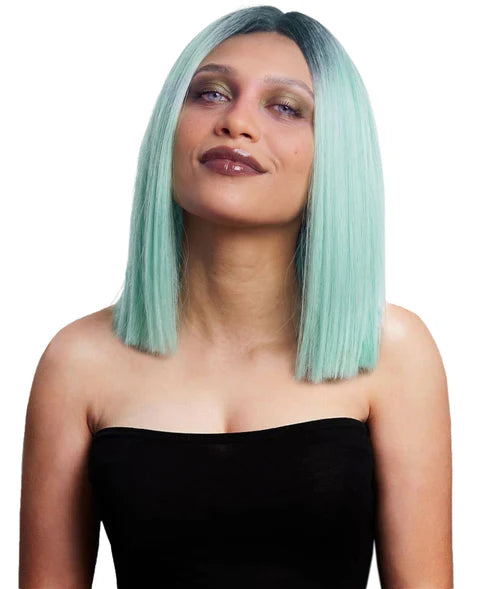 Natalia Short Straight Blunt Cut Peppermint Bob Costume Wig