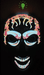Light Up Skull Smile Halloween Mask