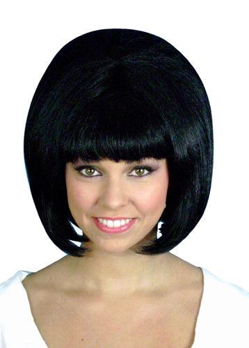 Beehive Large Deluxe Brown 60s Style Wig - The Costume Company