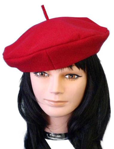 Beret Red French Hat - Buy Online Only - The Costume Company