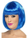 Blue Short Bob Wig - The Costume Company