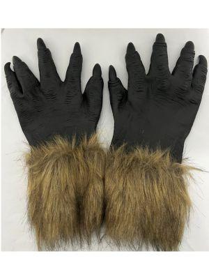 Brown Werewolf Mask & Claws Child Set - The Costume Company