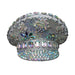 Burning Man Sequin Silver Festival Hat - The Costume Company