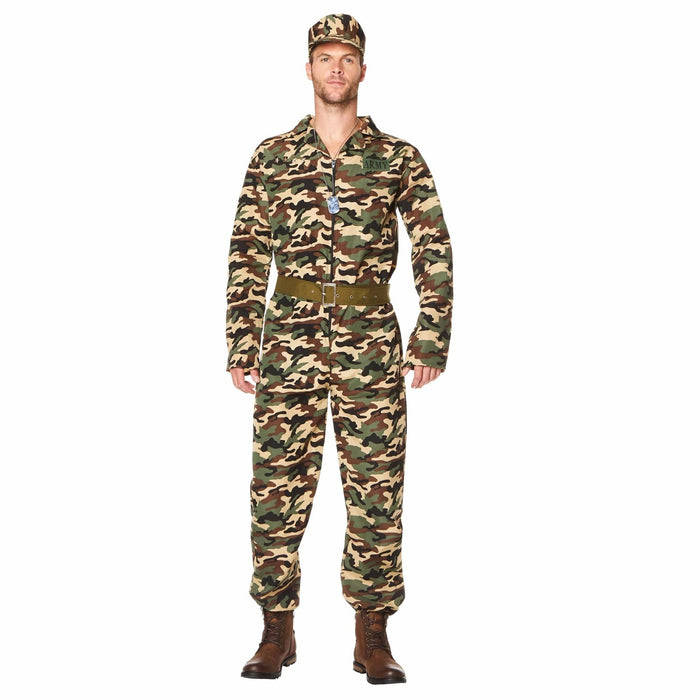 Army Combat Soldier Camouflage Costume - Buy Online Only