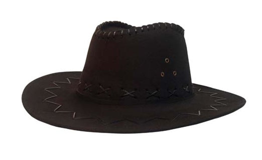 Cowboy Hat Black with Weave