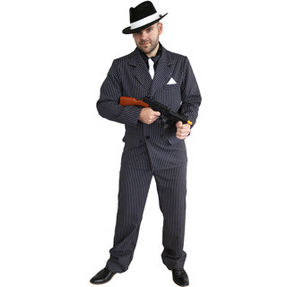 Gangster Suit Black Costume