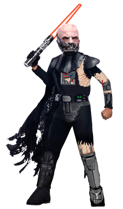 Darth vader battle damage costume for child. 