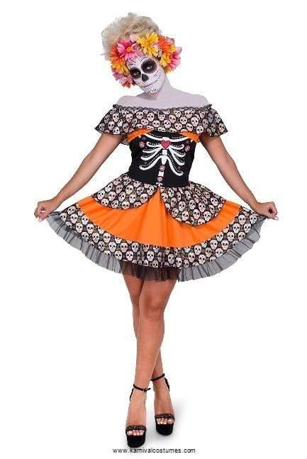 Day of the Dead Skull Tutu Dress - The Costume Company