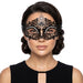 Seralyn Masquerade Mask Black Crystal Women | Venetian Masks