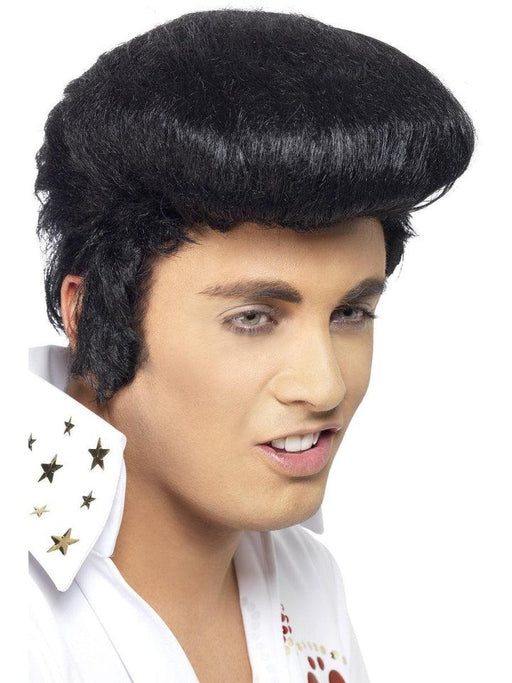 Elvis Wig with Sideburns - The Costume Company