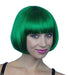 Emerald Green Bob Wig - The Costume Company