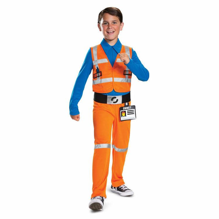 Emmet Classic Jumpsuit Inspired Costume- Buy Online Only - The Costume Company