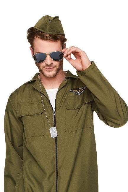 Fighter Pilot Costume | Mens Flight Suit | Top Gun Hero Look