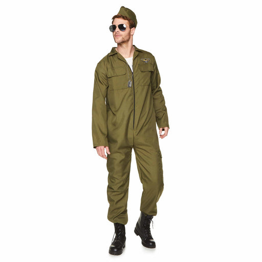 Fighter Pilot Costume | Mens Flight Suit | Top Gun Hero Look