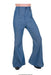 Flared Denim Pants - Buy Online Only - The Costume Company