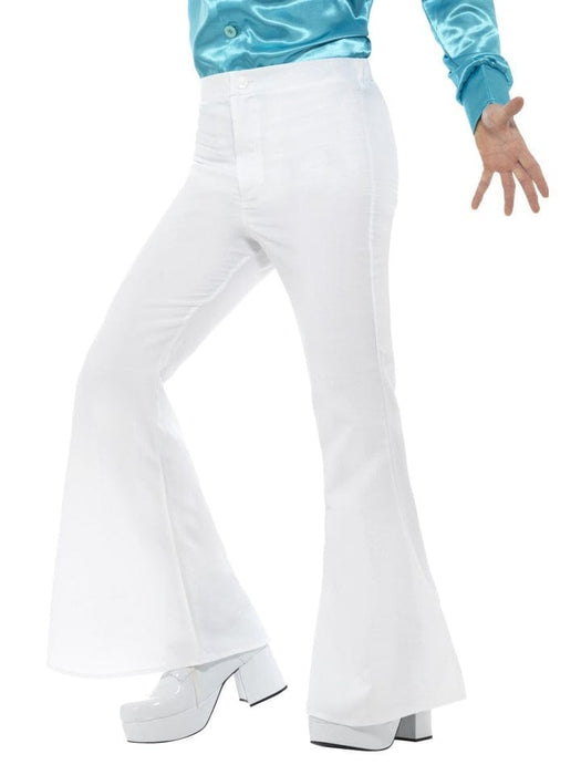 Flared Trousers White - Buy Online Only