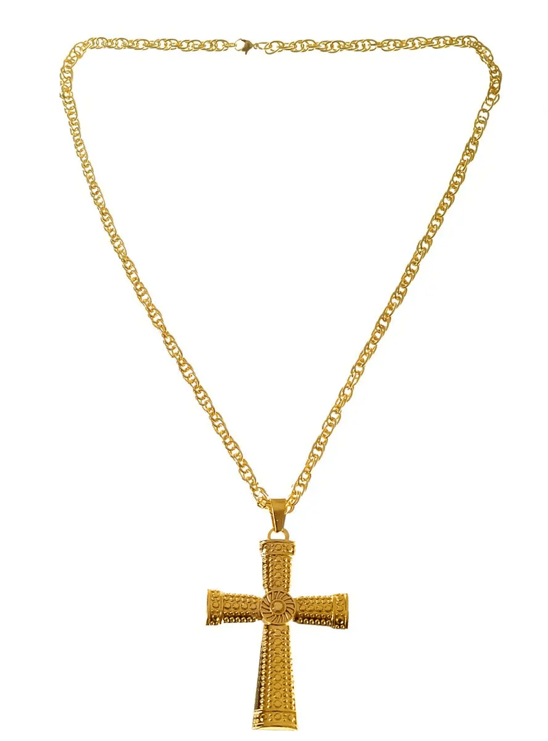 Gold Cross Necklace - The Costume Company