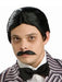 Gomez Addams Wig & Moustache - The Costume Company