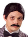 Gomez Addams Wig & Moustache - The Costume Company