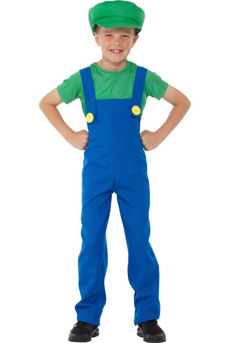 Plumber Luigi Inspired Classic Child Costume