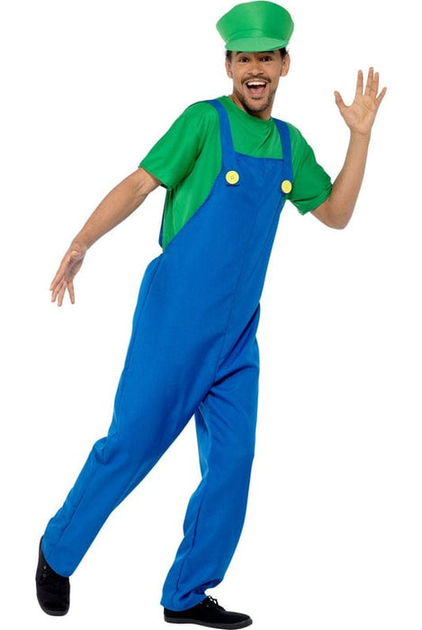 Luigi The Super Plumber Green Costume