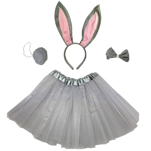 Grey Easter Bunny Tutu Set Child - The Costume Company