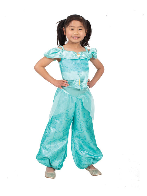 Jasmine Deluxe Filagree Costume – Disney Aladdin Outfit for Kids