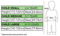 Jedit Robe Star wars costume size chart